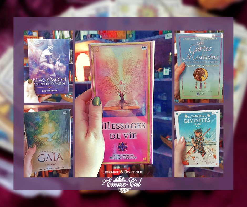 Arrivée de +50 oracles et Tarots, français et anglais!